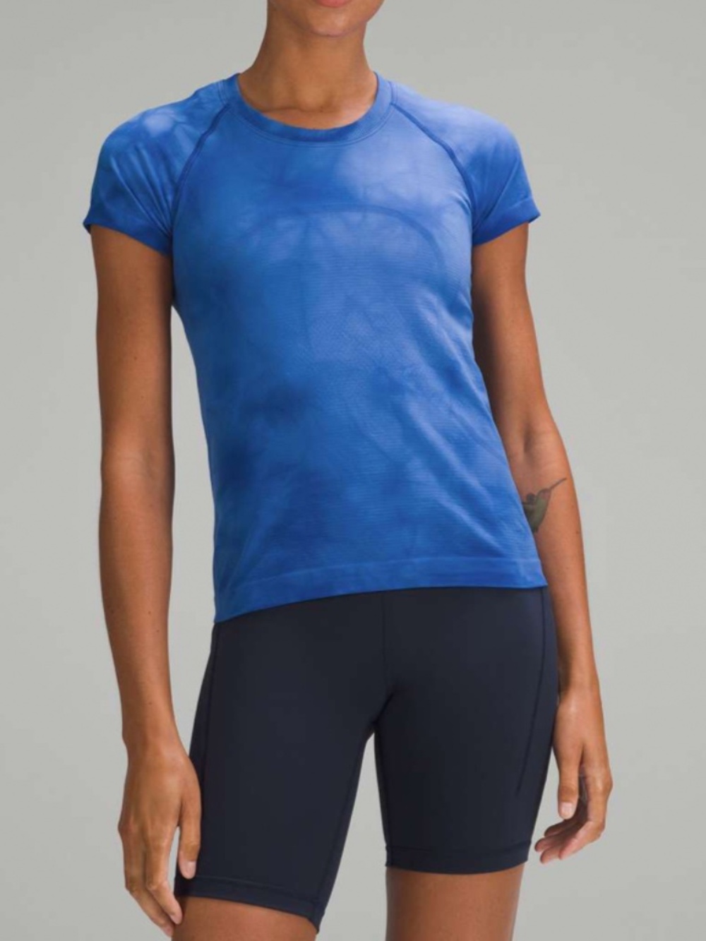 Lululemon Swiftly Tech Short Sleeve 2.0 *Race Length Marble Dye Pipe Dream